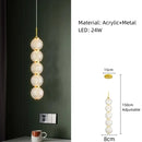 Axyaa Nordic Light Luxury Bedhead Pendant for Living Room, Bedroom, Dining, Bar, and Desk.