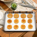 Axyaa Large Metal Baking Tray Kitchen Pan for Baking, Serving, and Pizza