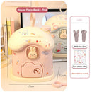 Axyaa Cute House Car Money Box Sticker Piggy Bank Kids Adults Savings Gift