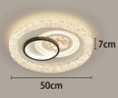 Axyaa Smart LED Ceiling Light for Home Bedroom Living Room - Acrylic Indoor Fixture