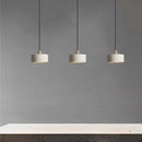 Axyaa Terrazzo LED Cement Horn Chandelier & Bedside Lamp Set