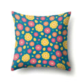 Axyaa Colorful Candy Flower Succulent Plants Printed Pillow Case for Couch Sofa Bed