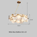 Axyaa Glass Wall Lamp Minimalist Iron Pendant Light Luxe Design