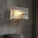 Axyaa Glass Copper Hotel Bedside Wall Sconces Light