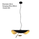 Axyaa Flying Shuttle Hat LED Chandelier – Modern Minimalist Pendant Lamp