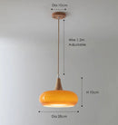 Axyaa Retro Modern Orange Chandelier for Dining, Study, and Bar