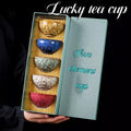 Axyaa Five Elements Kung Fu Tea Cup Set Pottery Coffee Mug Tableware Lucky