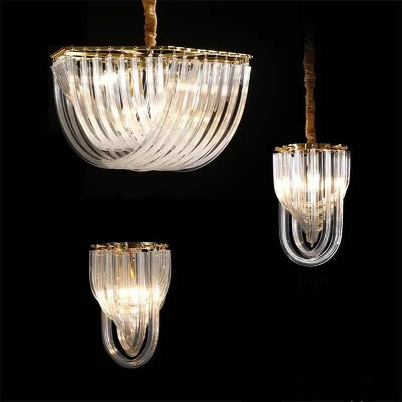 Axyaa European Chandelier Loft Pendant Light for Elegant Home Decor