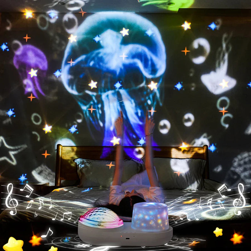 Axyaa Starry Sky Universe Projector Night Light - Kids' Magical LED Lamp