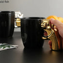 Axya Creative Pistol Ceramic Coffee Cup Set, Couple Water Glasses, Tea Mugs