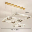 Axyaa Crystal Pendant Light Chandeliers for Modern Living and Dining Room Decor