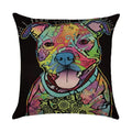 Axyaa Animal Print Pillow Cover: Stylish Sofa & Chair Linen Cushion Cover Art