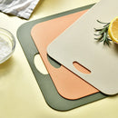 Axyaa Food Grade PP Cutting Boards Set - Kitchen Chopping Mats for Fruit, Meat & More