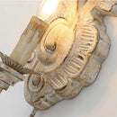 Axyaa Retro Resin Wall Lamp | French Style Candle Wall Light for Living Room