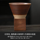 Axyaa Coarse Pottery Funnel Espresso Coffee Cup Set