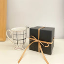 Axyaa Nordic Retro Ceramic Couple Cups - Premium Light Luxury Afternoon Tea Mug