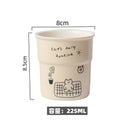Axyaa Cute Cat Illustrations Ceramic Latte Mug