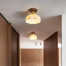 Axyaa LED Ceiling Lights: Modern Nordic Style Aluminum Glass Lamp for Indoor Living Room