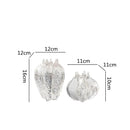 Axyaa Petal Shape Resin Vase for Flower Arranging and Home Decor