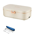 Axyaa Electric Heated Lunch Box Warmer Set - Stainless Steel Food Warmer