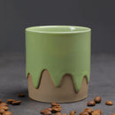 Axyaa Ceramic Glazed Latte Cups Vintage Style Drinking Mugs for Household.