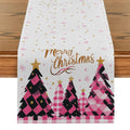 Axyaa Christmas Tree Stars Table Runner