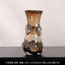 Axyaa Art Glass Coffee Vase: Modern Luxury Living Room Decor with Hydroponic Flower Device