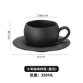Axyaa Rock Sand Ceramic Coffee Cup Set - Japanese Style Tea Cup