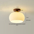 Axyaa Nordic Resin Copper Ceiling Light for Aisle Living Room Decoration
