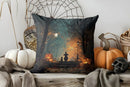 Axyaa Halloween Skeleton Dancers Pillow Cover for Sofa, Bedroom, Car