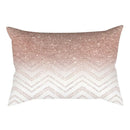 Axyaa Pink Geometric Stripes Pillow Cover for Home Decor and Living Room