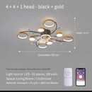 Axyaa Starry Sky Fan Ceiling Lamp: Elegant, Romantic, Silent for Living/Dining/Bedroom