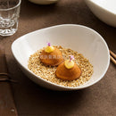 Axyaa Oval Ceramic Bowl Set for Molecular Cuisine and Dining Experience