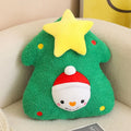 Axyaa Christmas Tree Plush Pillow - Soft Sofa Cushion Gift