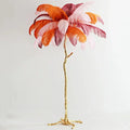 Axyaa Ostrich Feather Floor Lamp - Light Luxury Modern Design