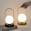 Axyaa Compact LED Bedside Lamp with Adjustable Brightness and USB - Eye-Friendly Table Decor