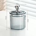 Axyaa Cotton Swab Rod Holder Makeup Storage Box Organizer Sealable Cosmetics Qtip Box