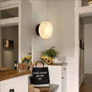 Axyaa Marble Round Wall Lamp - Nordic LED Room Lighting - High-end Modern Design
