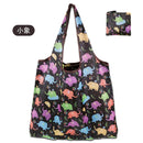 Axyaa Foldable Reusable Grocery Bag Animal Flower Pattern Large Capacity Waterproof Shoulder Bag