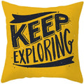 Axyaa Summer Ice Cream Cushion Cover - Yellow Fashion Home Decor