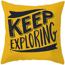 Axyaa Summer Ice Cream Cushion Cover - Yellow Fashion Home Decor