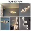 Axyaa Modern Iron Body Wall Lamps LED Sconce Lights for Bedroom Study Living Balcony Aisle