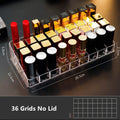 Axyaa Lipstick & Makeup Organizer: Cosmetic & Nail Polish Display Holder Box