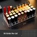 Axyaa Lipstick & Makeup Organizer: Cosmetic & Nail Polish Display Holder Box