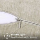 Axyaa Chenille Cushion Cover: Cozy Sofa Bed Decor Pillowcase, 45x45 & 50x50cm