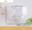 Axyaa French Colored Glass Wall Lamp for Bedroom Living Room - Creative Room Hotel Lighting