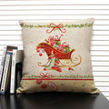 Axyaa Merry Christmas 45x45CM Cushion Cover for Home Decor