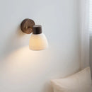 White Ceramic Axyaa LED Wall Lamp for Home Decoration & Stair Light Fixture