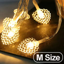 Axyaa Moon Star LED String Lights - Ramadan & Eid Home Decoration