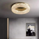 Axyaa Crack Crystal Chandelier: Modern LED Lighting for Home Decor